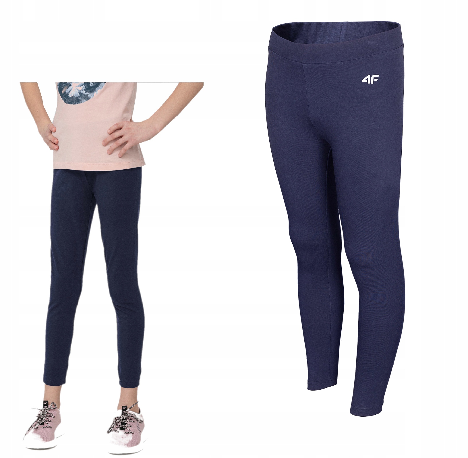 

Legginsy Dziewczęce 4F Getry Leginsy Bawełna 146