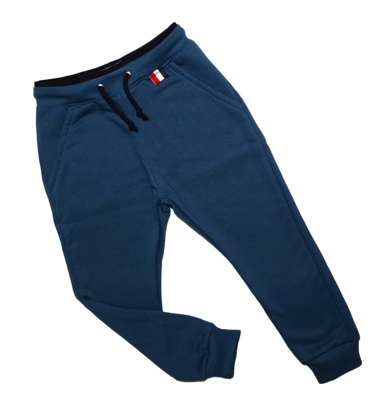 Spodnie DRESOWE chłopięce SZMARAGDOWE Revaj 128 PL