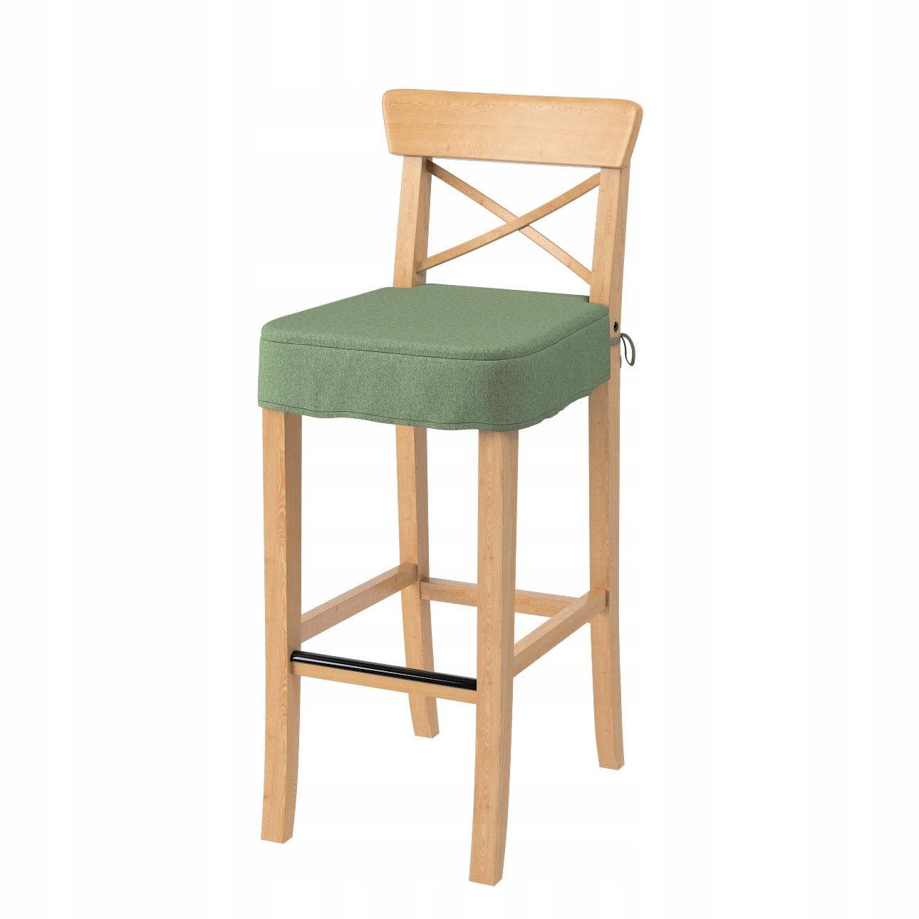 Sedák na barovou židli Ingolf Ikea zelený