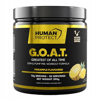 Human Protect G.o.a.t. 390g Goat Komplexní Předtréninkovka Ananas
