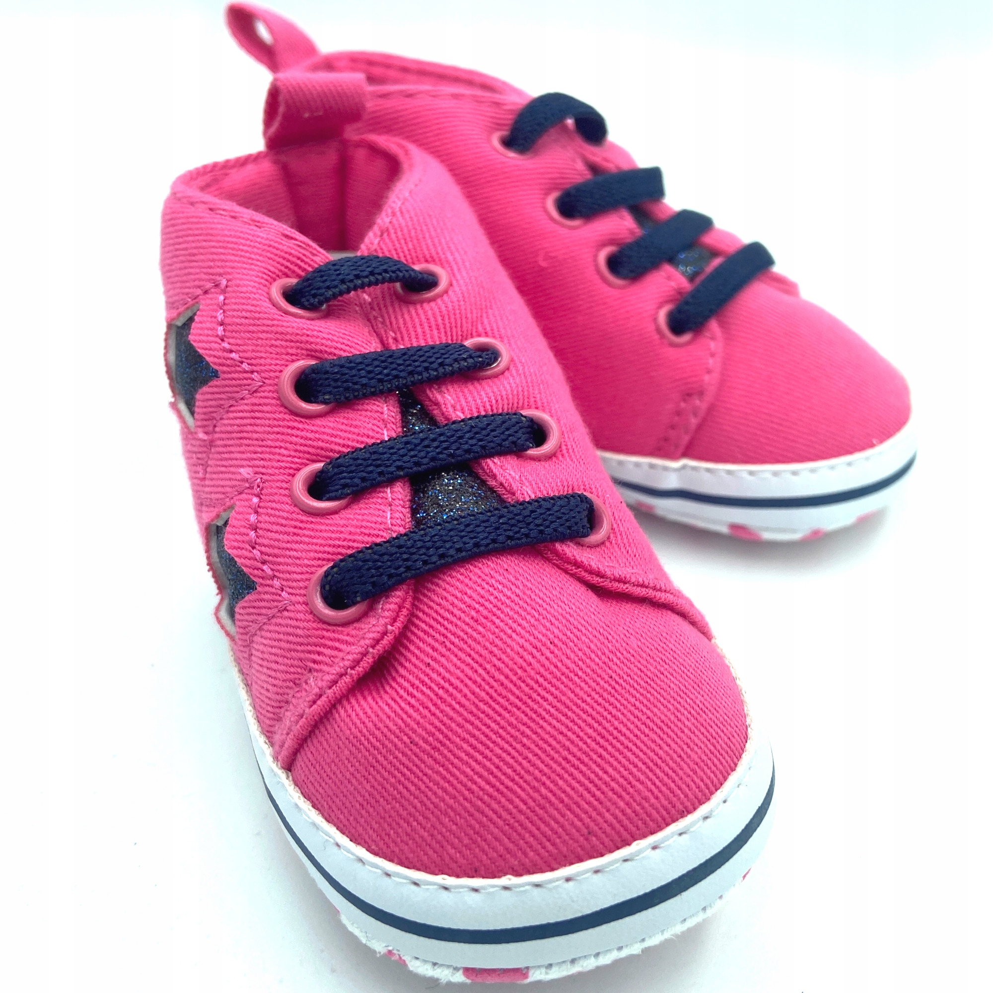 BUTY BUCIKI NIECHODKI DZIEWCZĘCE NIEMOWLĘCE 0-6 r. 18 Kod producenta OB-079/pink