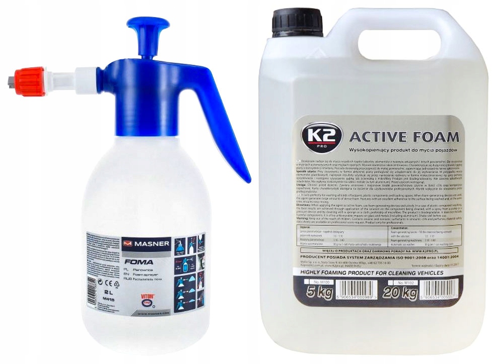 

K2 Active Foam Aktywna Piana 5L Pianownica 2L