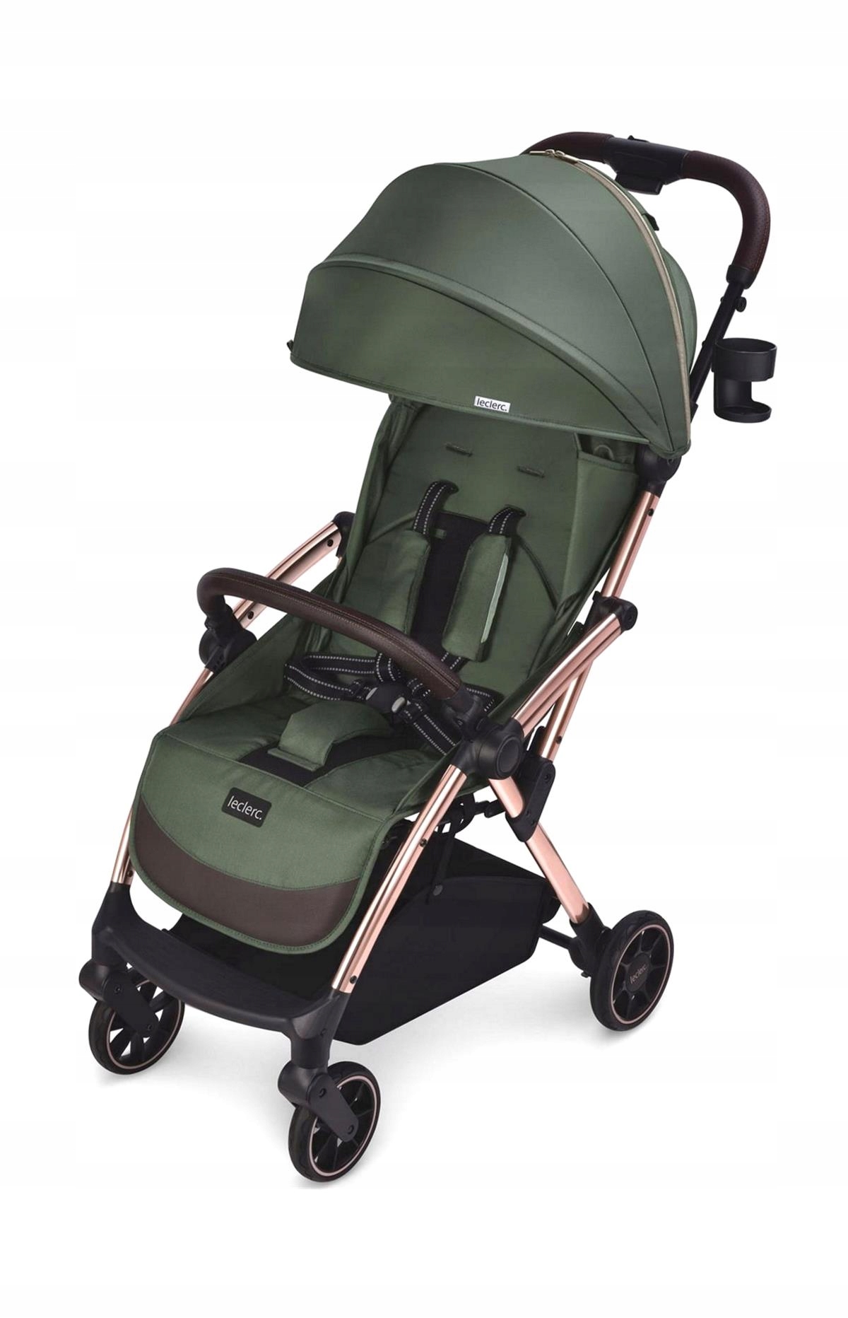 LECLERC BABY WÓZEK SPACEROWY INFLUENCER ARMY GREEN 527