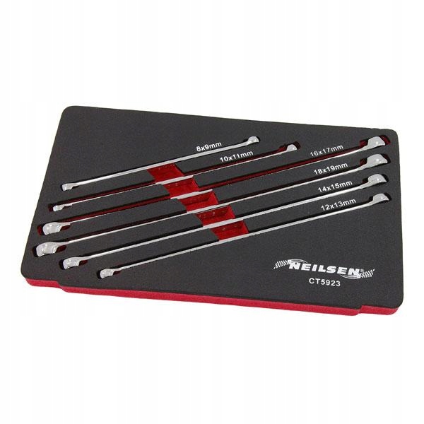 KLUCZE OCZKOWE DO USZKODZONYCH ŚRUB NAKRĘTEK 8-19MM DŁUGIE NEILSEN Rodzaj klucza oczkowy