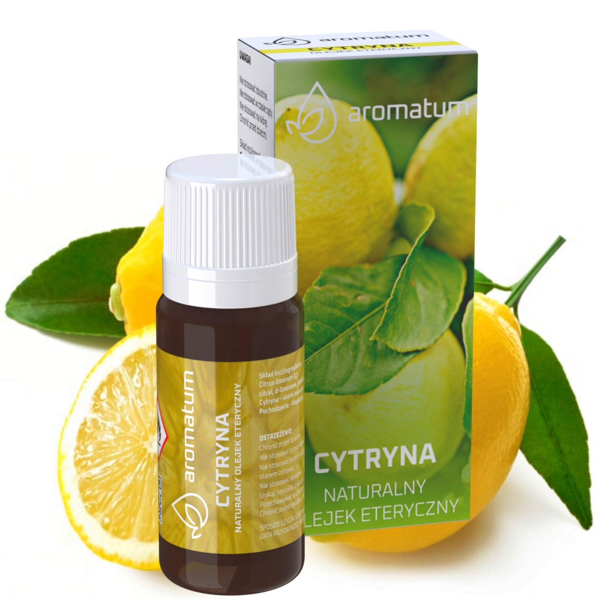 

Olejek eteryczny Aromatum cytryna 12ml Cytrynowy