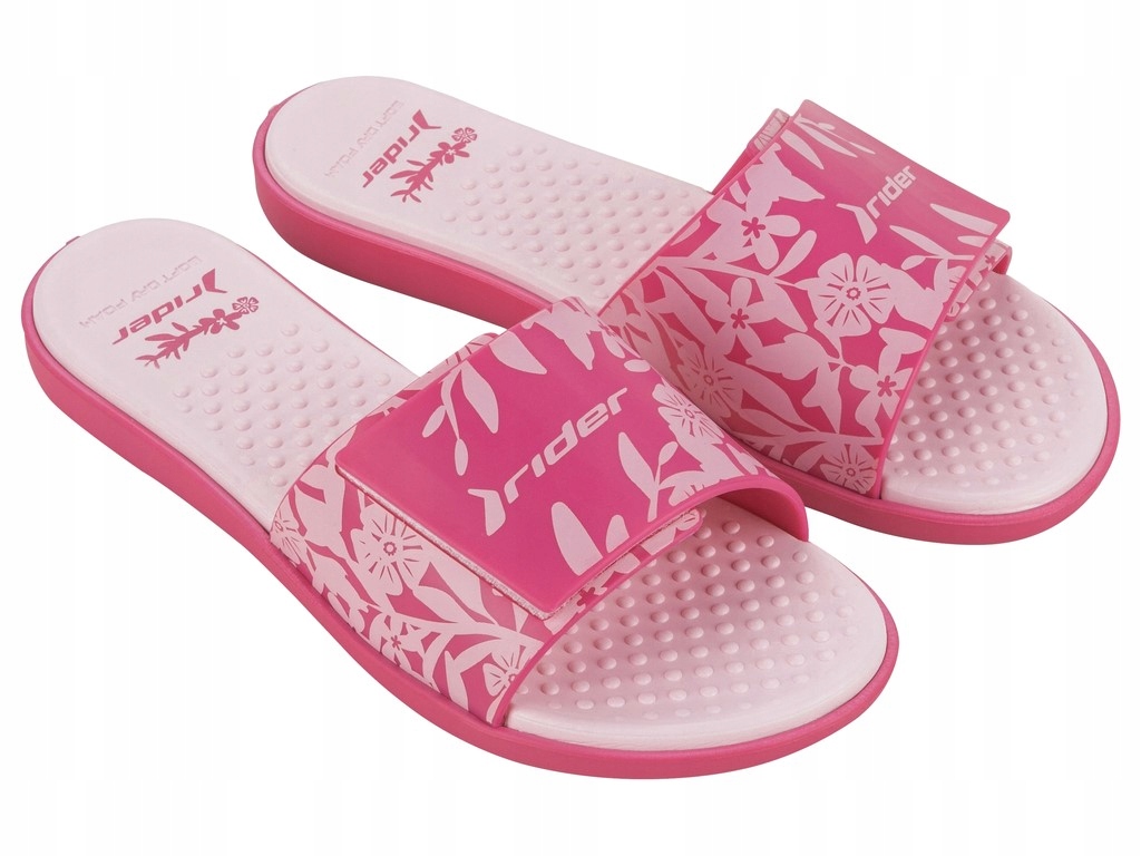 Nazouváky pantofle Rider Pool vel.37 pohodlné růžové, módní na pláž