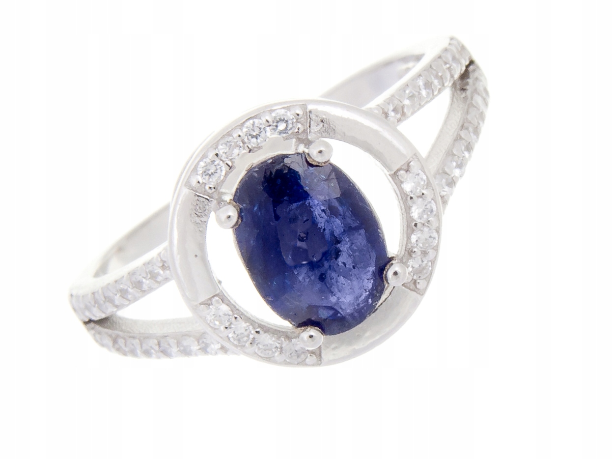 Prstýnek Prsten S Vel , Velikost 0,12, Přírodní Safír