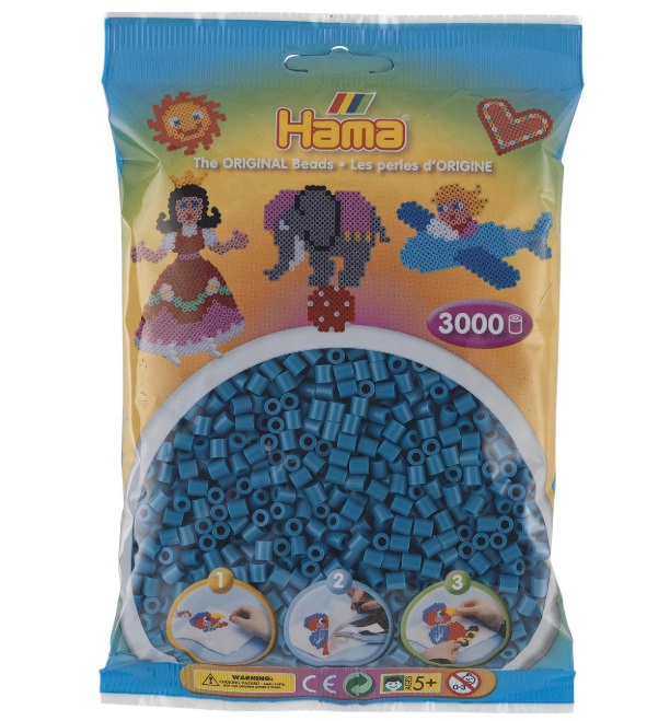 

Koraliki Hama MIDI 3000 201-83 Kolor Ciemny Turkus