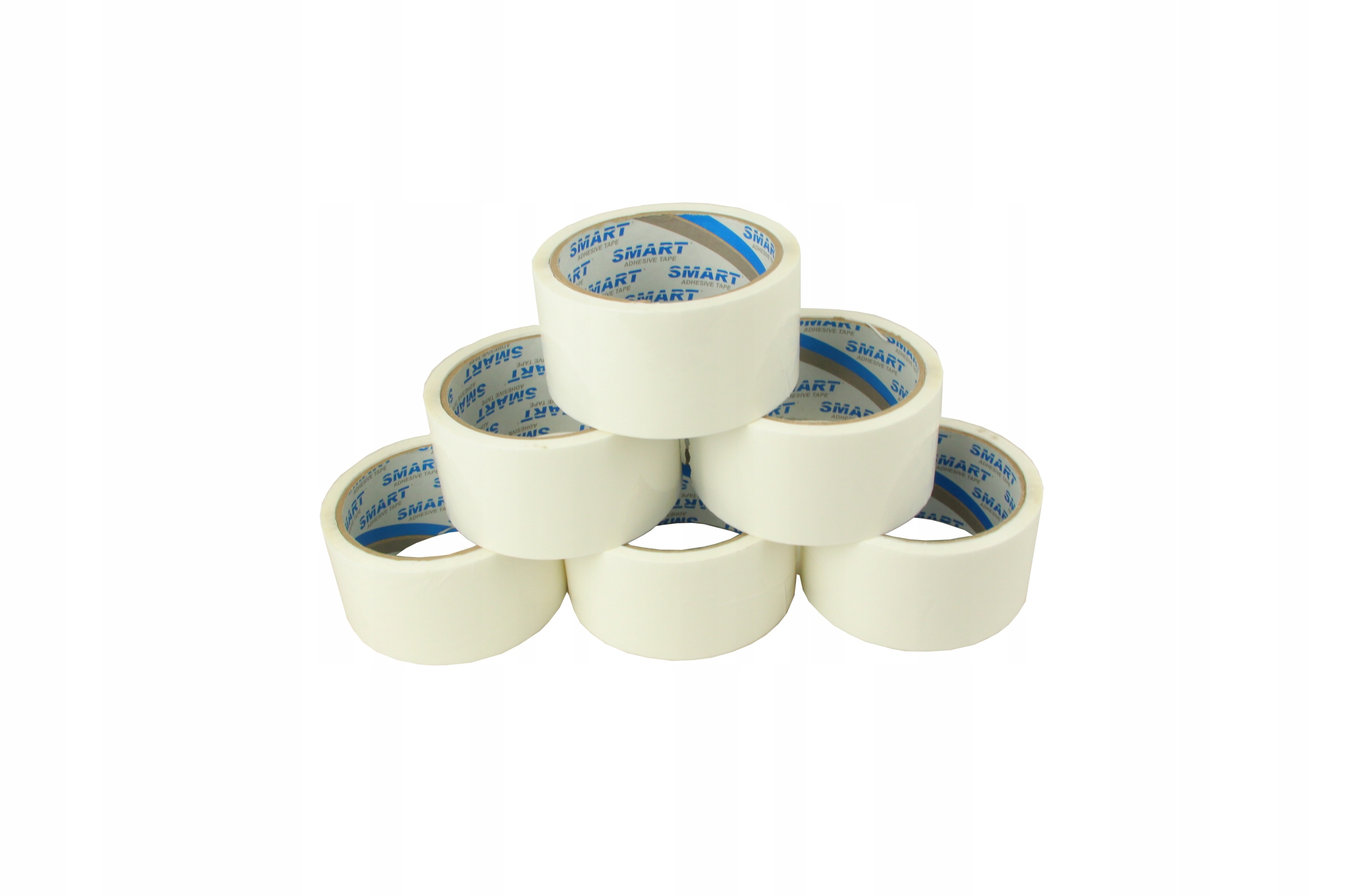 

Taśma Pakowa klejąca Smart biała akryl 48/50 36szt