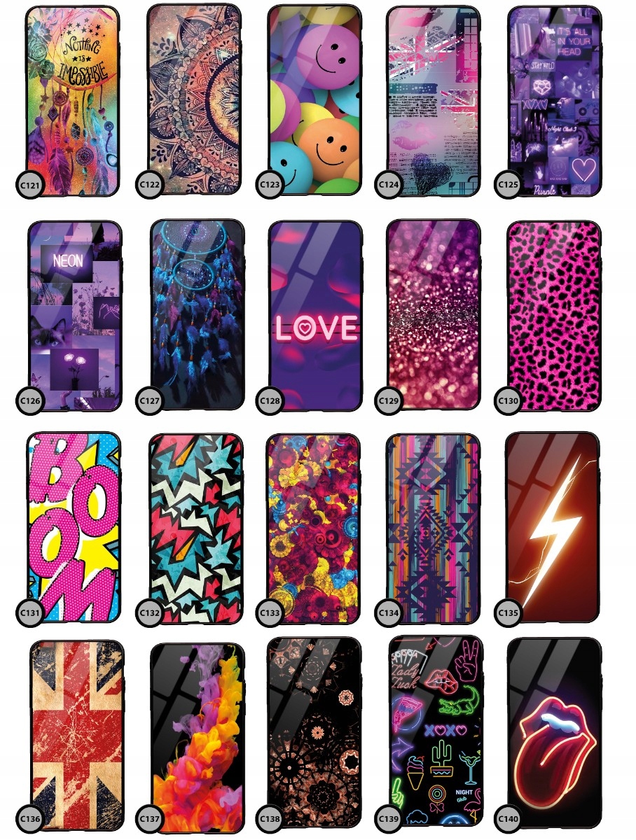 ETUI SZKLANE OBUDOWA DO SAMSUNG GALAXY S10 WZORY Materiał inny