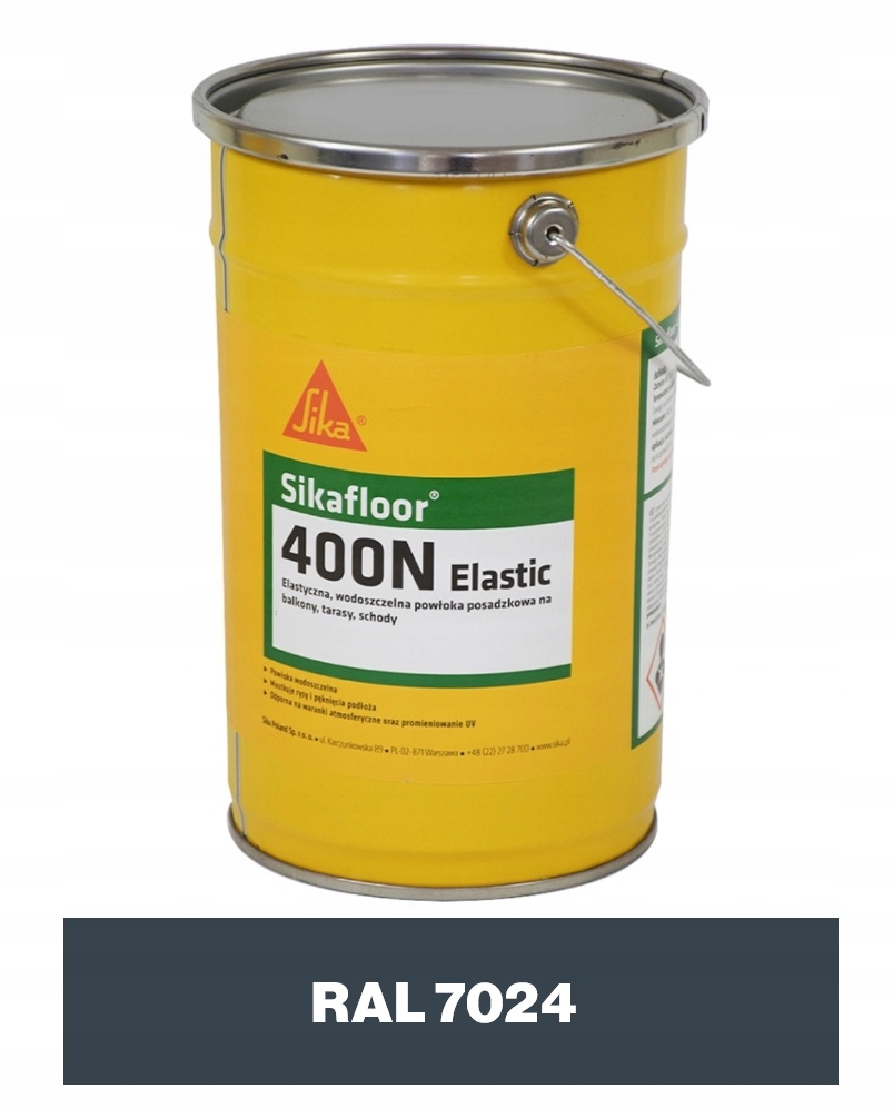 Sikafloor 400N Elastic – polyuretánová, pružná živica Ral 7024 6 kg