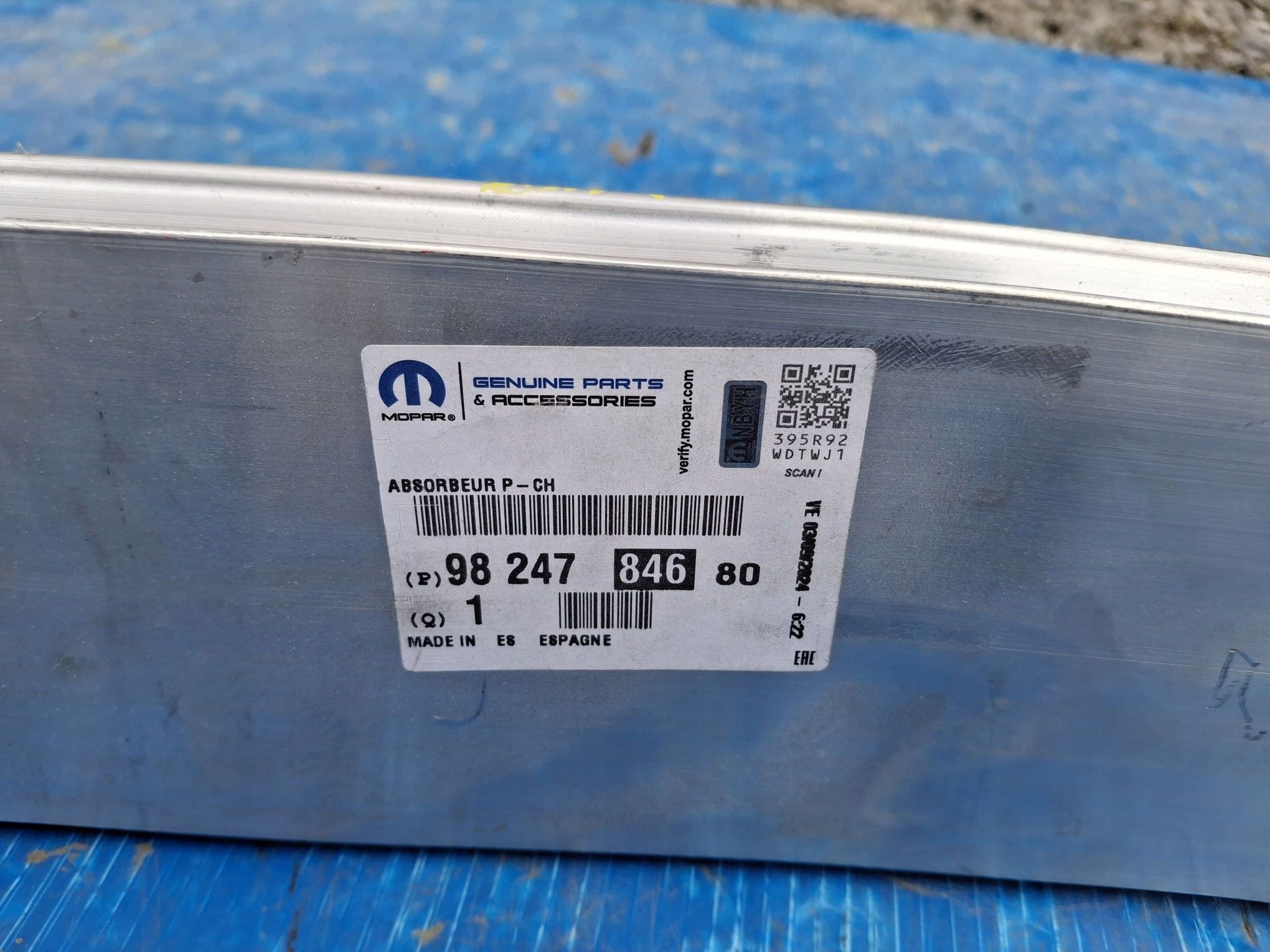 bumper support front OPEL CORSA F PEUGEOT 208 II 2019R->