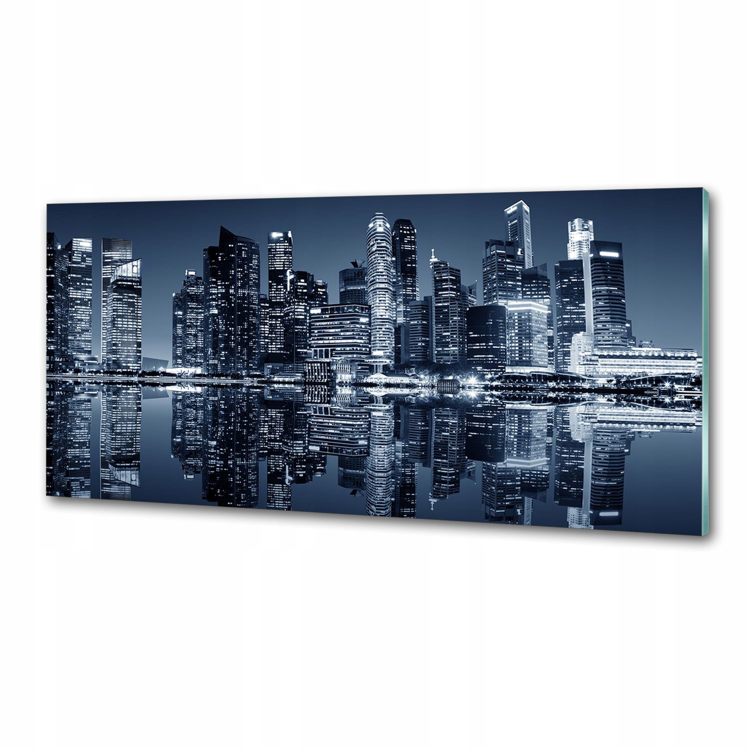 Panel do kuchyne Singapur v noci 125 x 50 cm Lepidlo