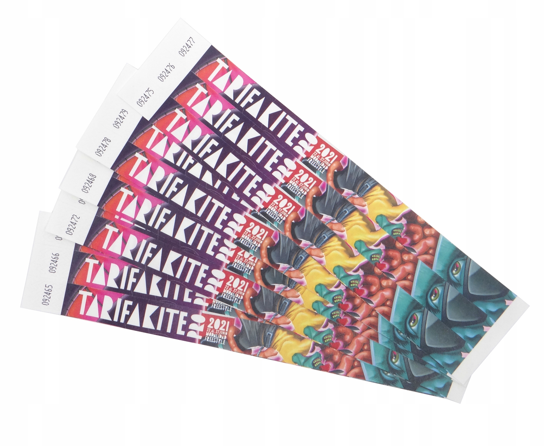 OPASKI NA RĘKĘ TYVEK 19mm 50 szt. NADRUK FULLCOLOR