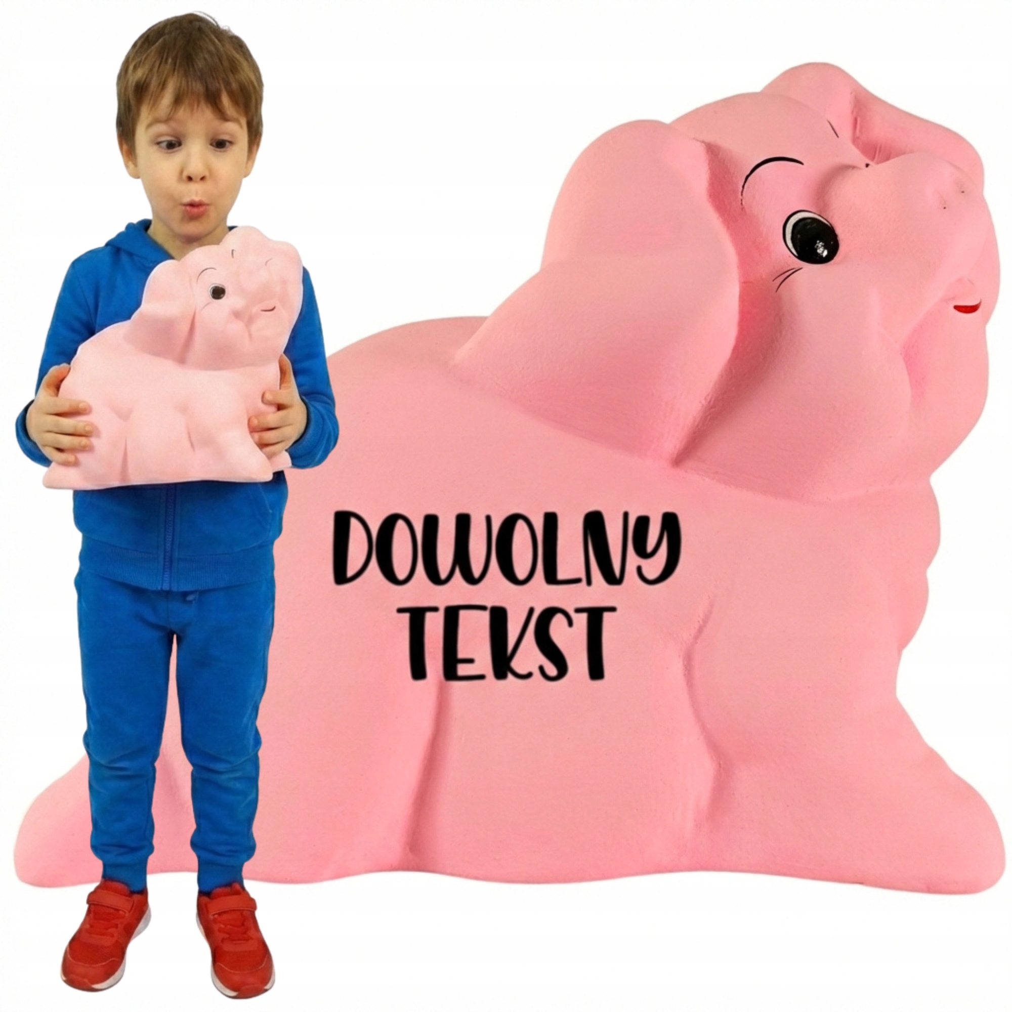 Personalizovaná pokladnička S Jménem dítěte grafika Tvůj Text velká XXL