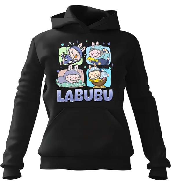 pánská mikina s kapucí Labubu Komiks XL pro muže, muže a muže