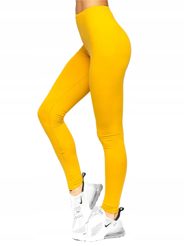 

Legginsy Bawełniane Camelowe YW01050 Denley_s