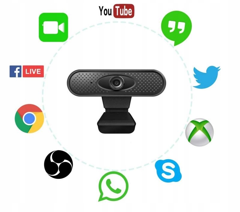 Kamera INTERNETOWA do SKYPE STREAMOWANIA MIKROFON EAN (GTIN) 0080068764717