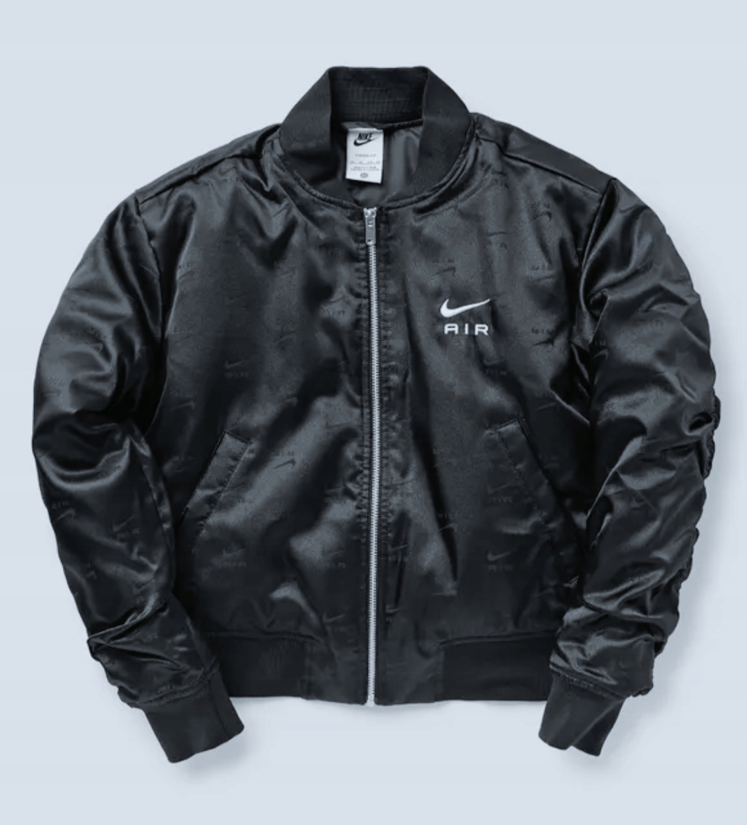 Dámská bunda Nike Air Bomber Therma-Fit Loose Fit DV4372010 L s černým zipem