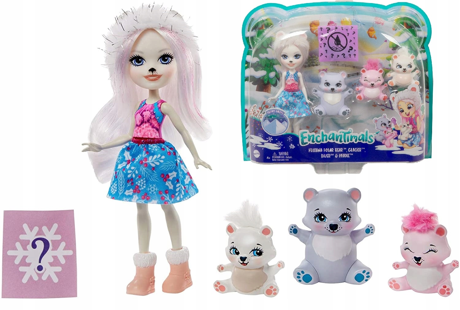 

Enchantimals Rodzina Misi Polarnych Mattel GJX47