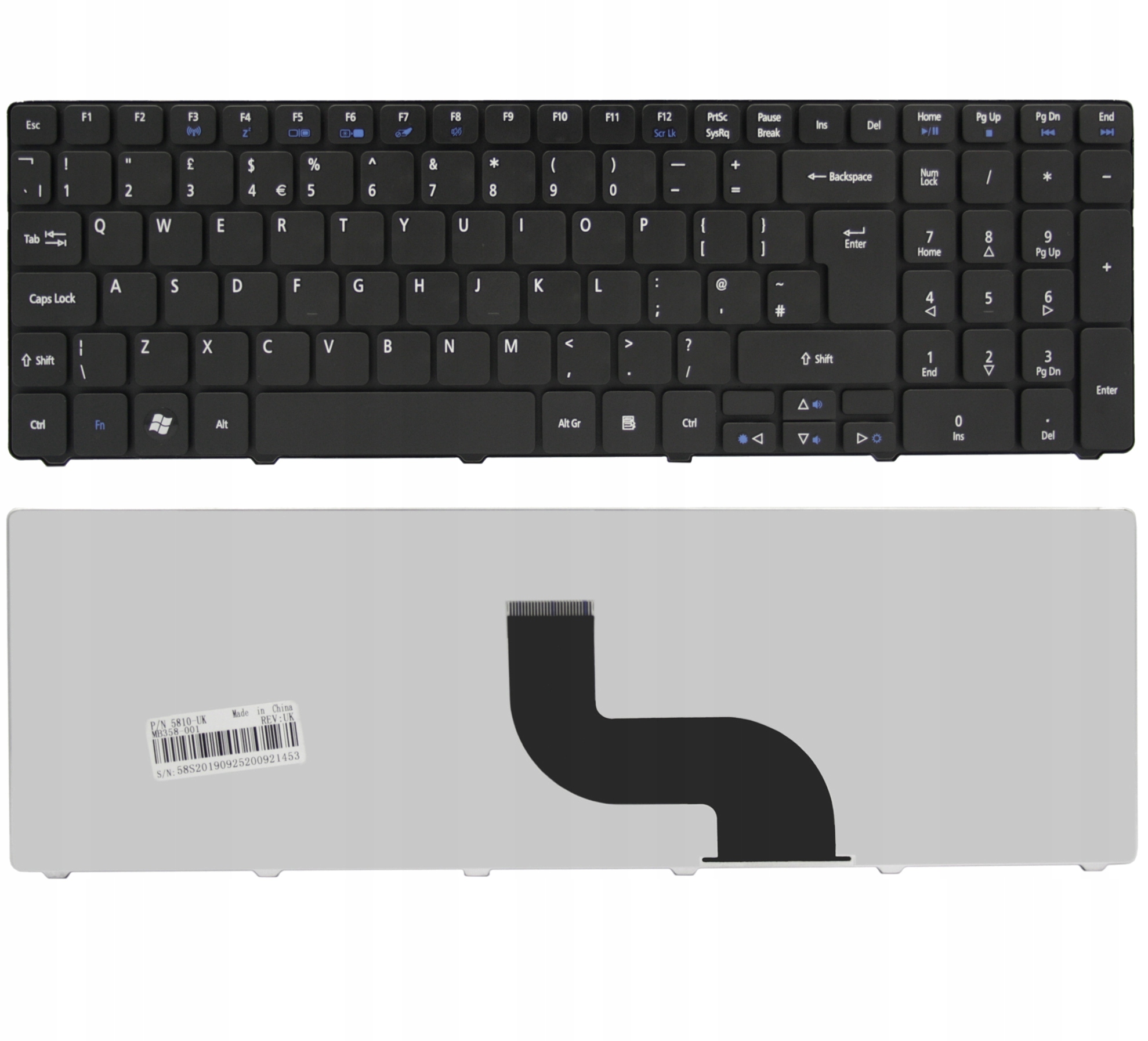 

Klawiatura Do Acer 5738 5740 5741 5750 7741 7750 G