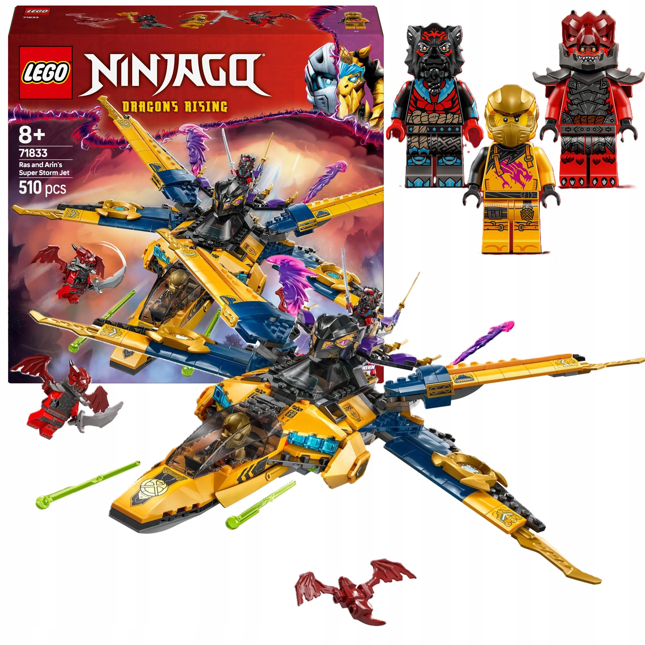 Lego Ninjago Ras I Burzowy Superodrzutowiec Arina Na Święta Mikołaj