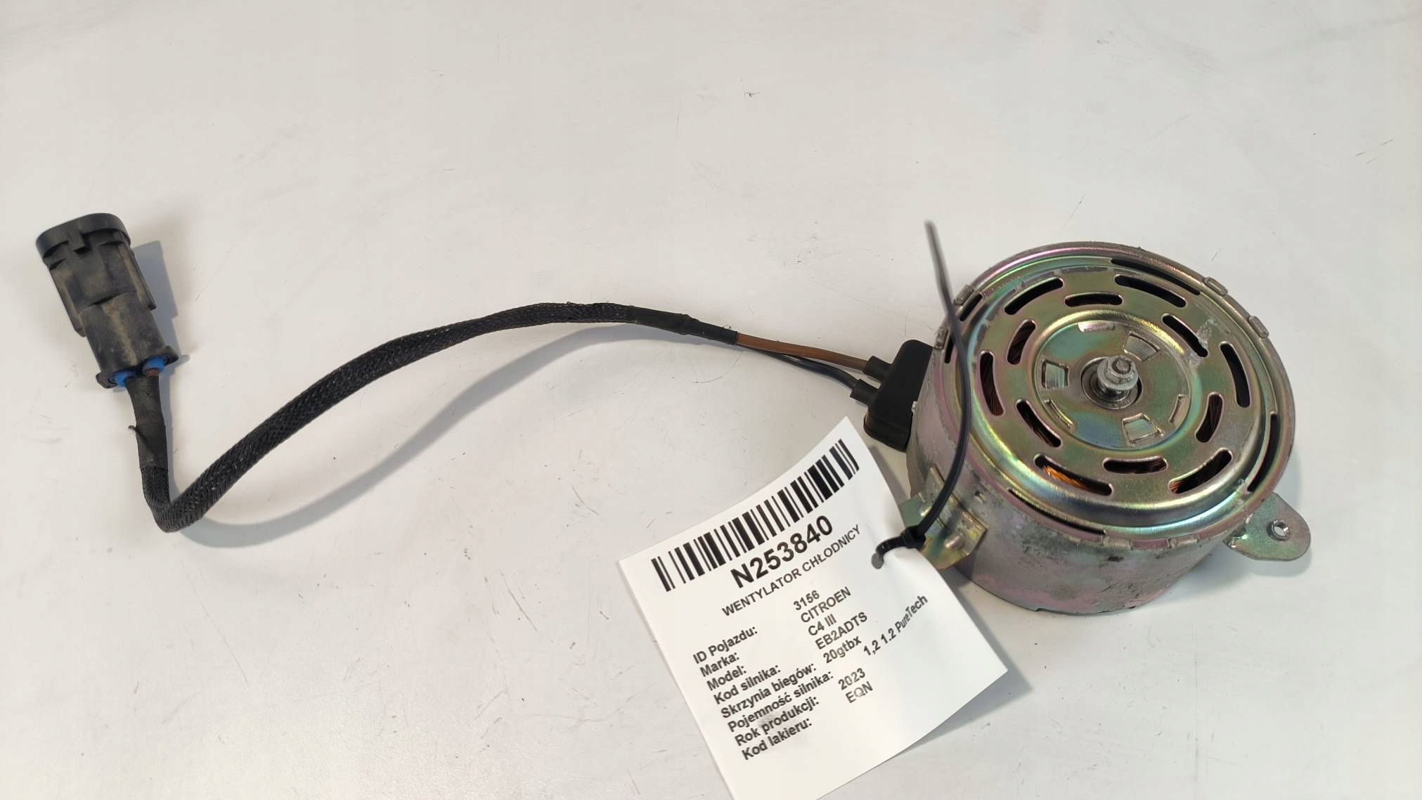 ventilátor chladiče 268000-8154 CITROEN C4 III
