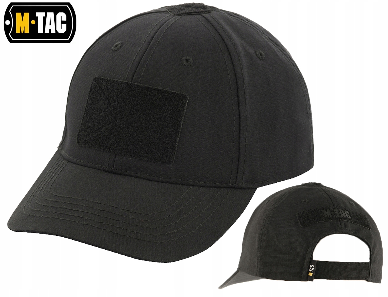 CZAPKA Z DASZKIEM TAKTYCZNA ELITE FLEX RIP-STOP M-TAC CZARNA S/M Płeć produkt uniseks