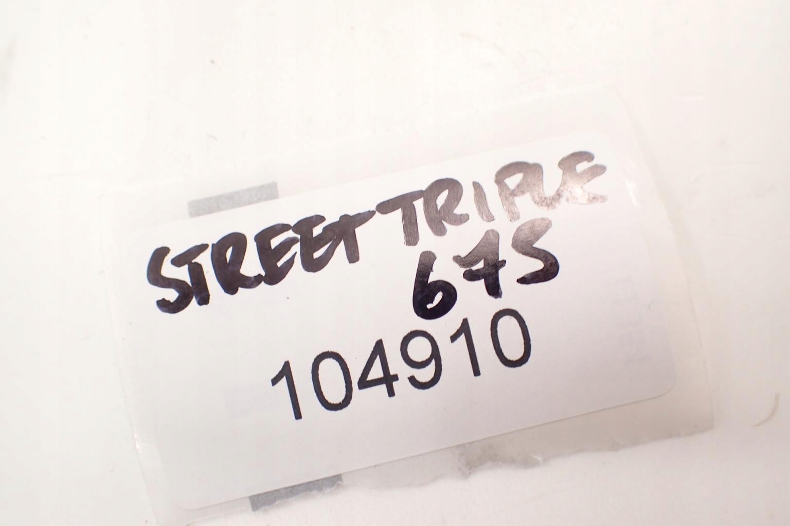 Triumph Street Triple 675 07-13 Set [P] podnóżek Kolor srebrny