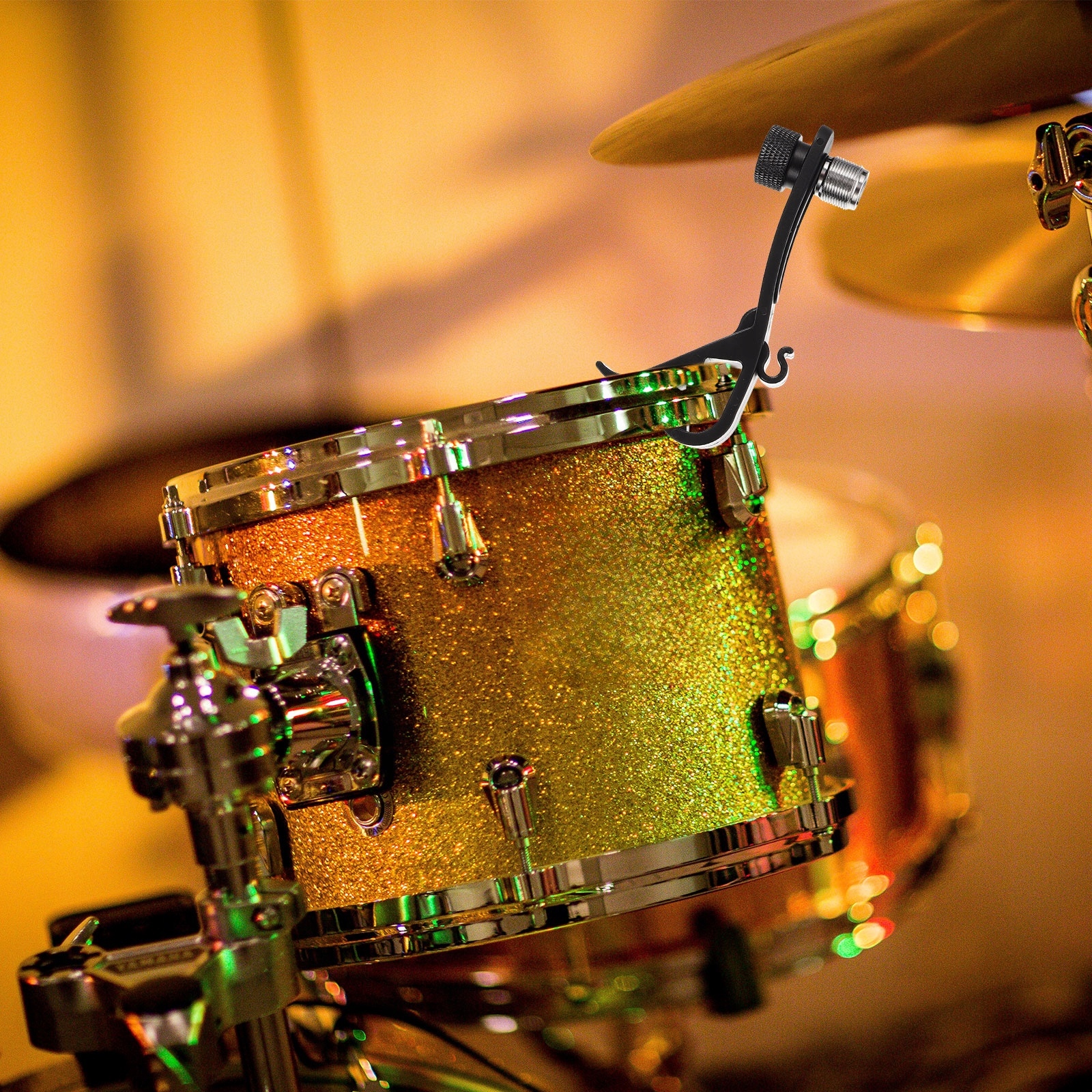 KLIPSY DO STATYWU MIKROFONU, ZACISKI DO BĘBNA MIKROFONU, STOPY PLASTIKOWE Marka bez marki