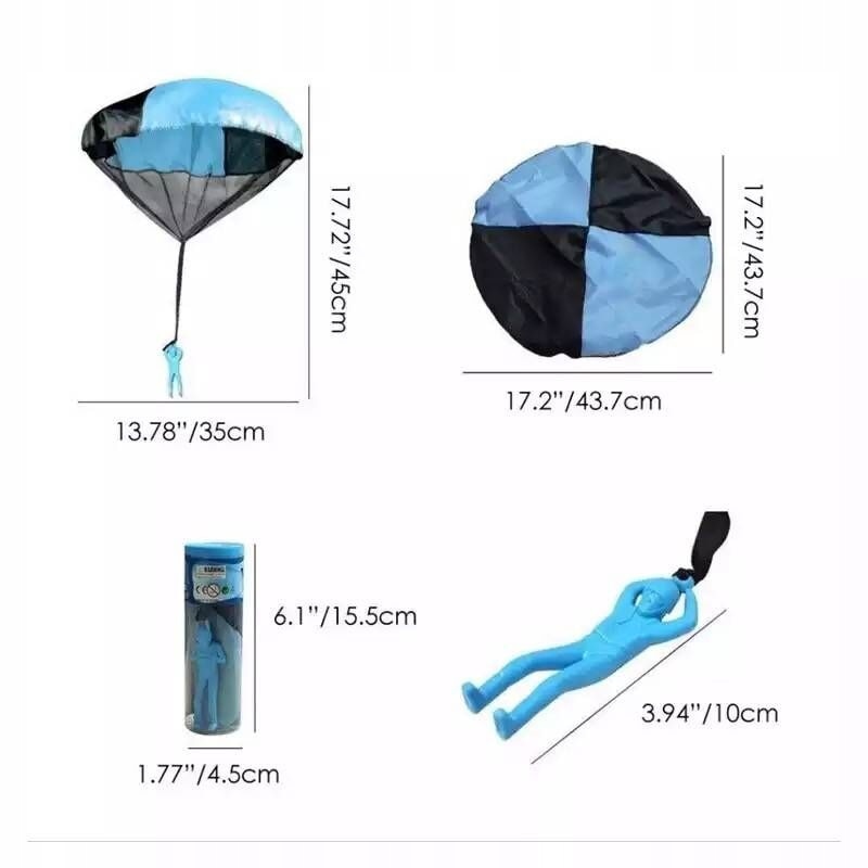 DUŻY SPADOCHRONIARZ LATAJĄCY SPADOCHRON FIGURKA Marka inna