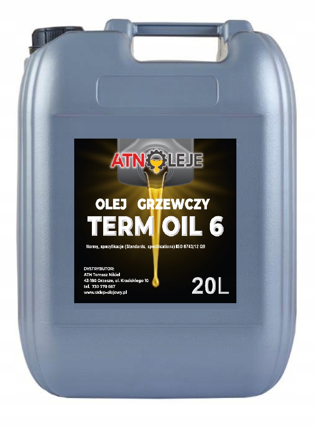 OLEJ DO URZĄDZEŃ GRZEWCZYCH TERM OIL 6 20L