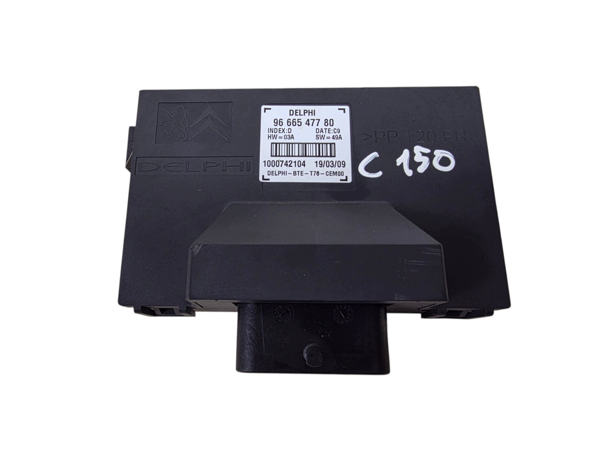 PEUGEOT 308 CC CABRIOLET modul bedienteil dach original. 9666547780