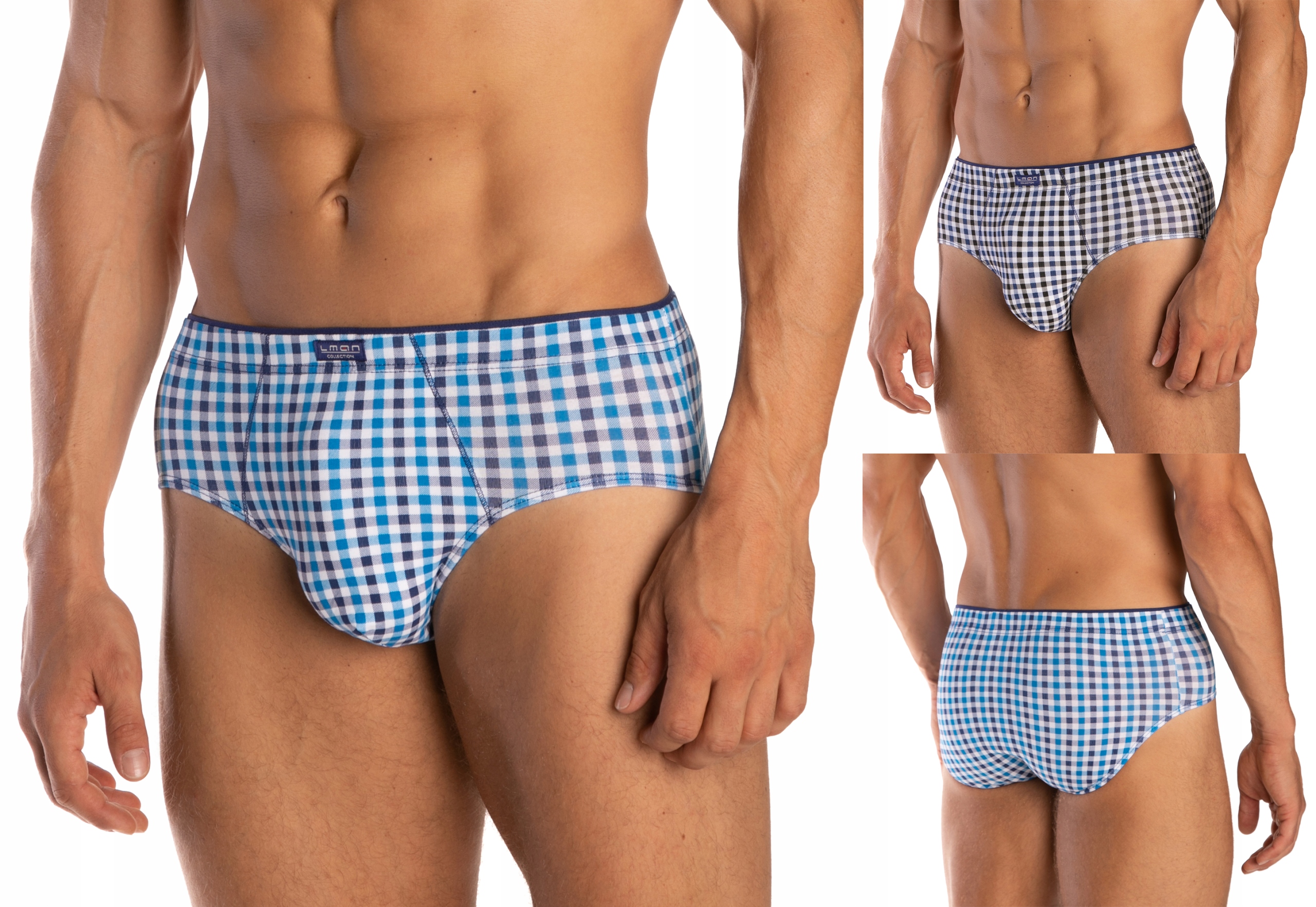 

Bawełniane Slipy Męskie Classic Lama 2SZT R. L