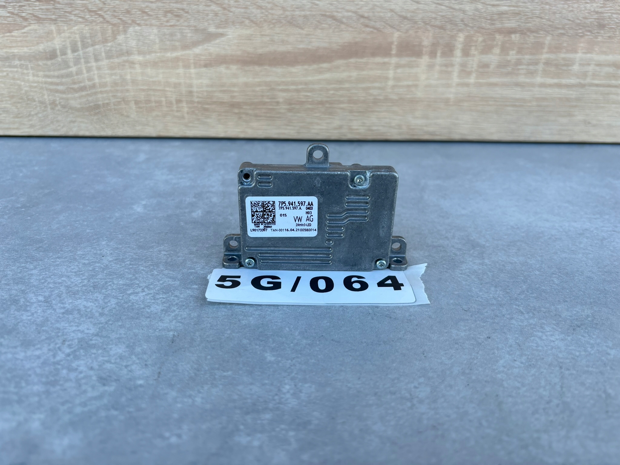 control unit module DO lights LED VW SEAT SKODA AUDI PORSCHE CAYENNE 5G/064
