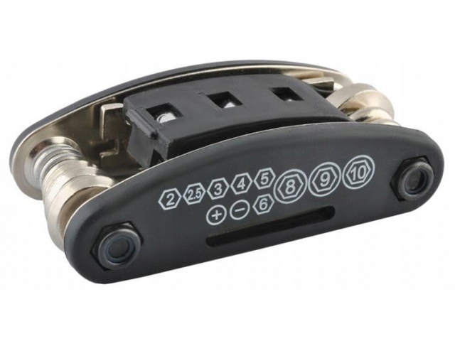 KLUCZE ROWEROWE , DO ROWERU ZESTAW 16W1 Przeznaczenie wielofunkcyjne