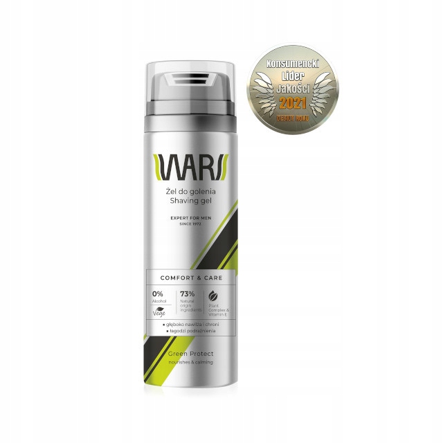 

Wars Expert Żel do golenia Green Protect, 200 ml
