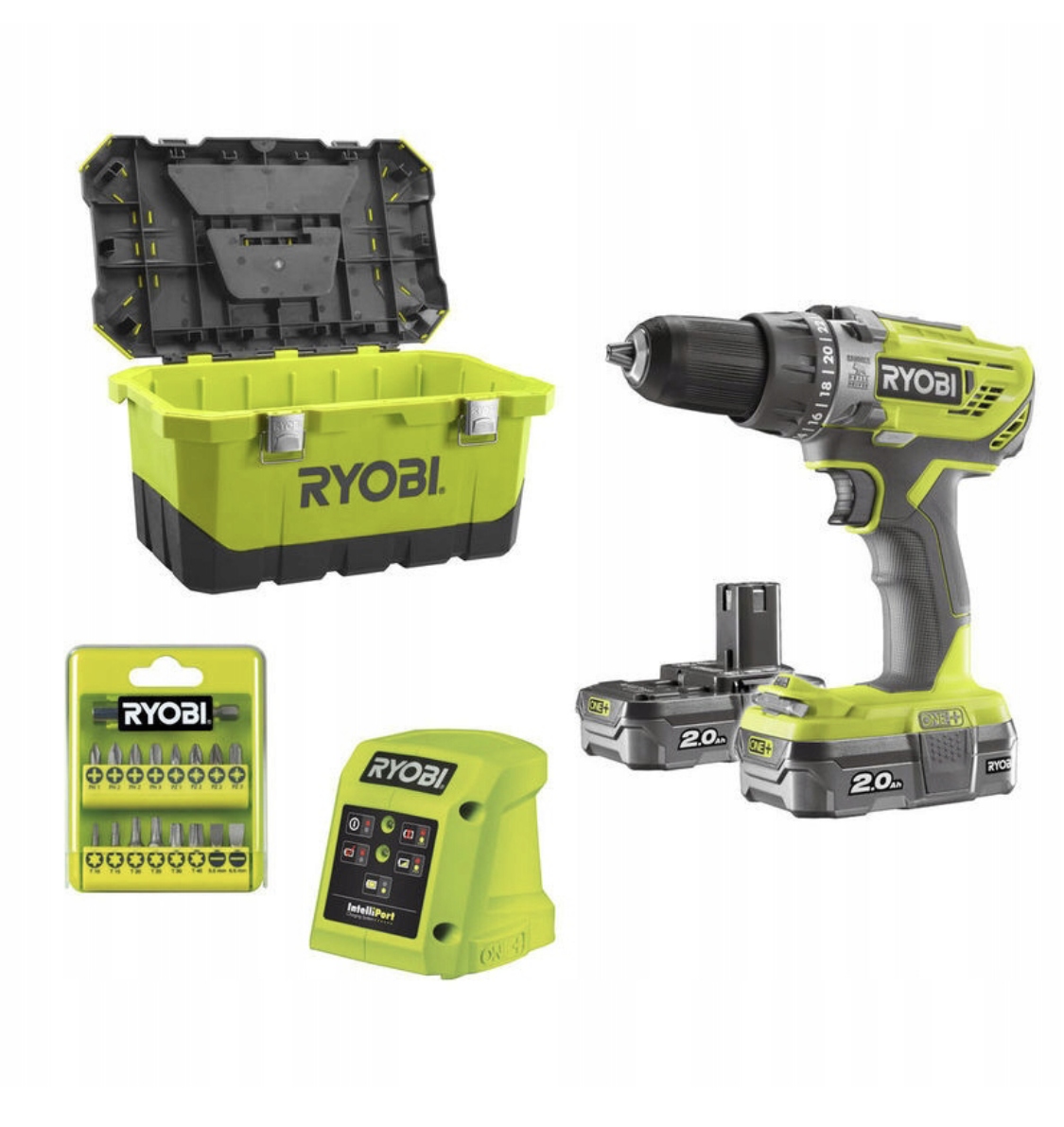 

Ryobi Udarowa Wiertarko-wkrętarka 18V One+ 2x Akum