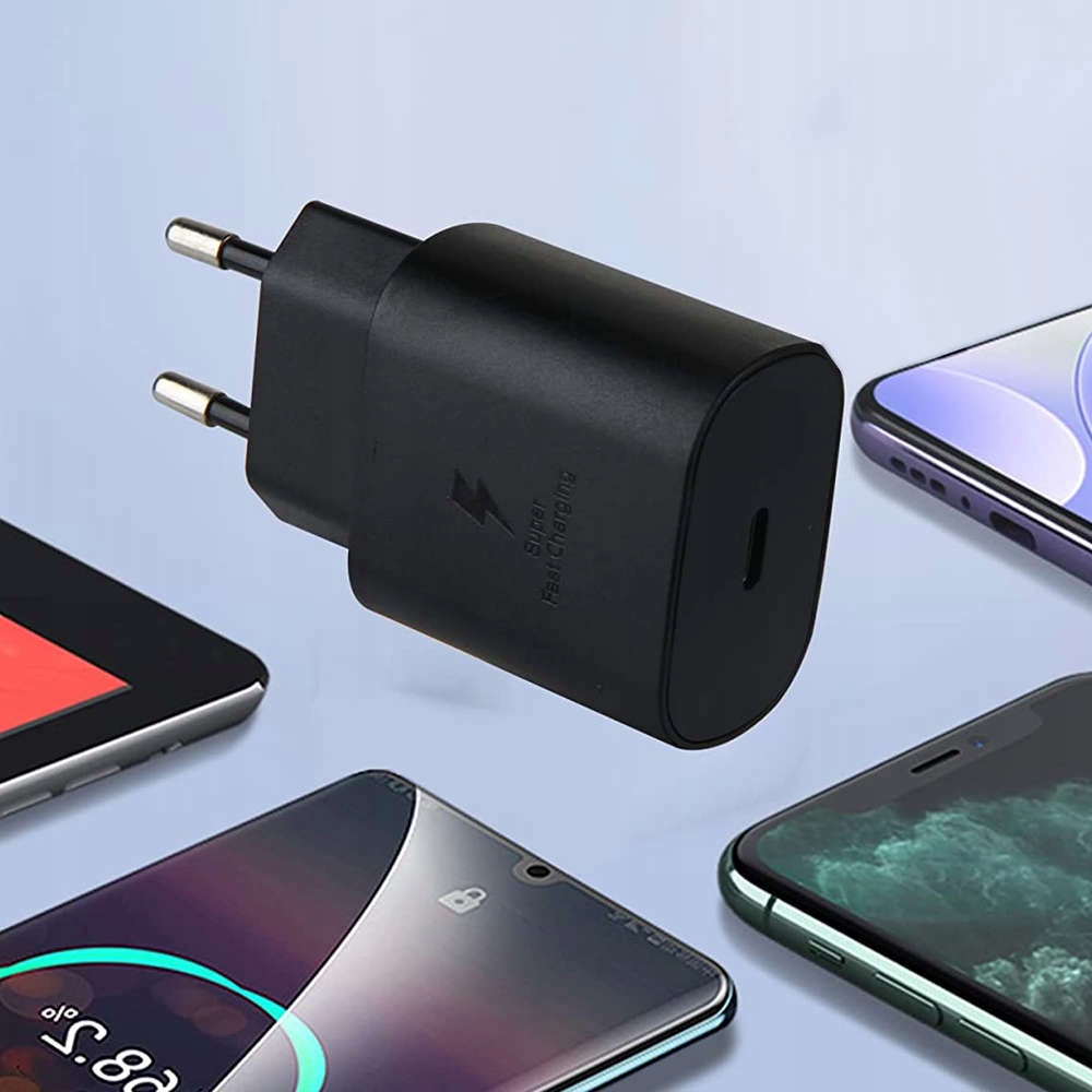 Mocna sieciowa ładowarka Fast PD 25W USB-C type C Złącza USB typ C