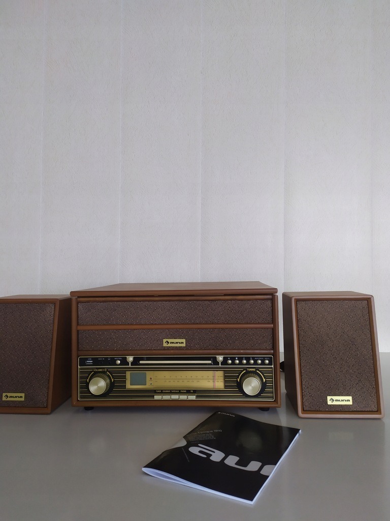 Gramofon Auna Belle Epoque 1910 Napęd paskowy