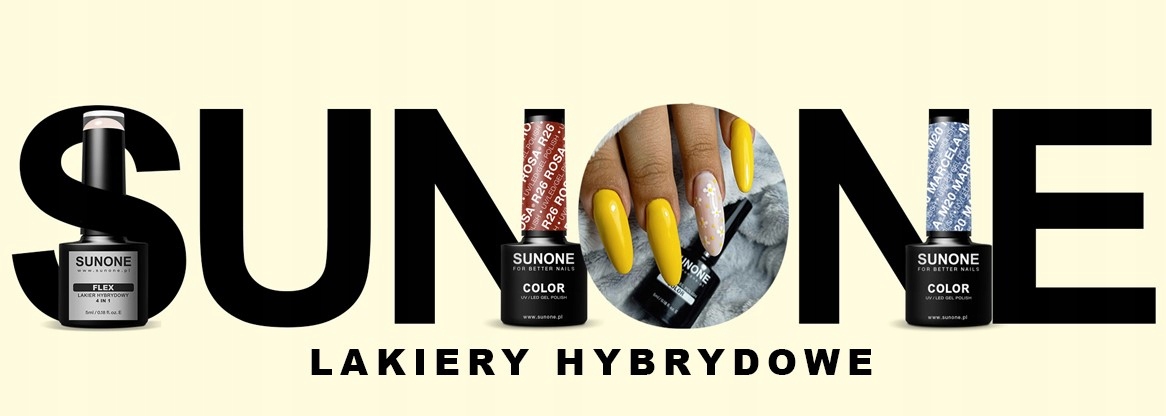 SUNONE 5x lakier hybrydowy + gratis 10x pilnik Kod producenta 5905359598077