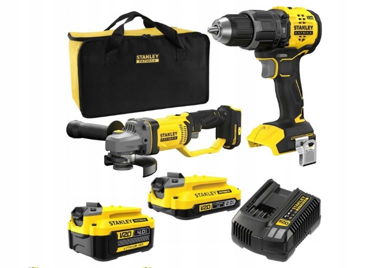 Zestaw 18V V20 SFMCD716 SFMCG400 1*2.0AH 1*4.0AH Torba