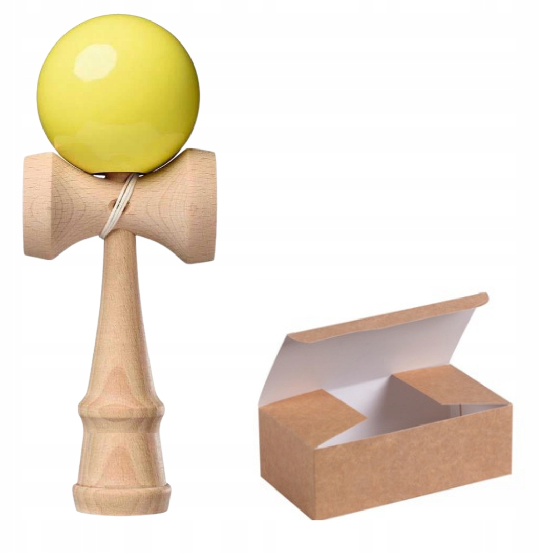 

Kendama gra zręcznościowa dla dzieci|żółta