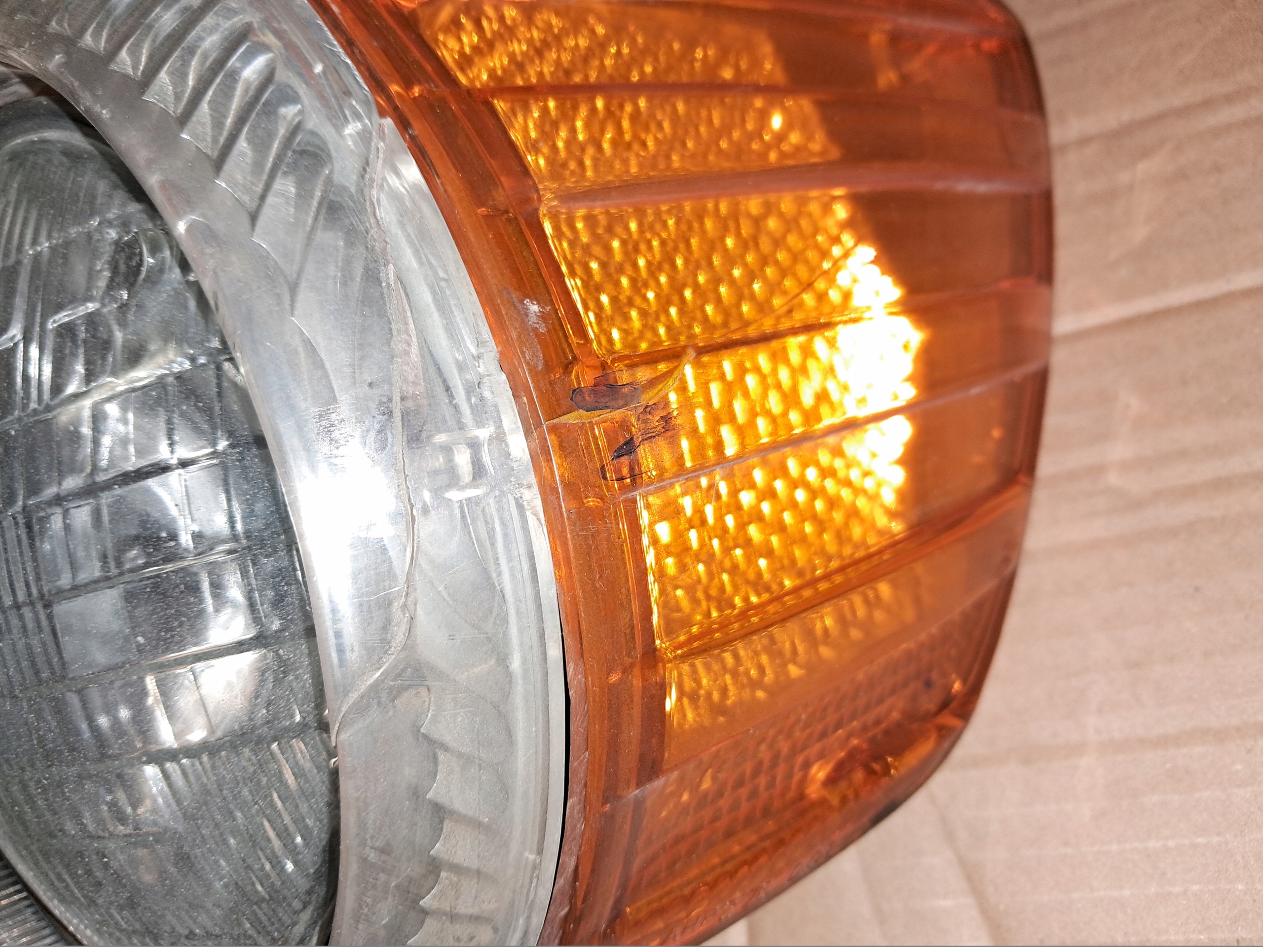 light front left MERCEDES 107 SL SLC USA 1305523033