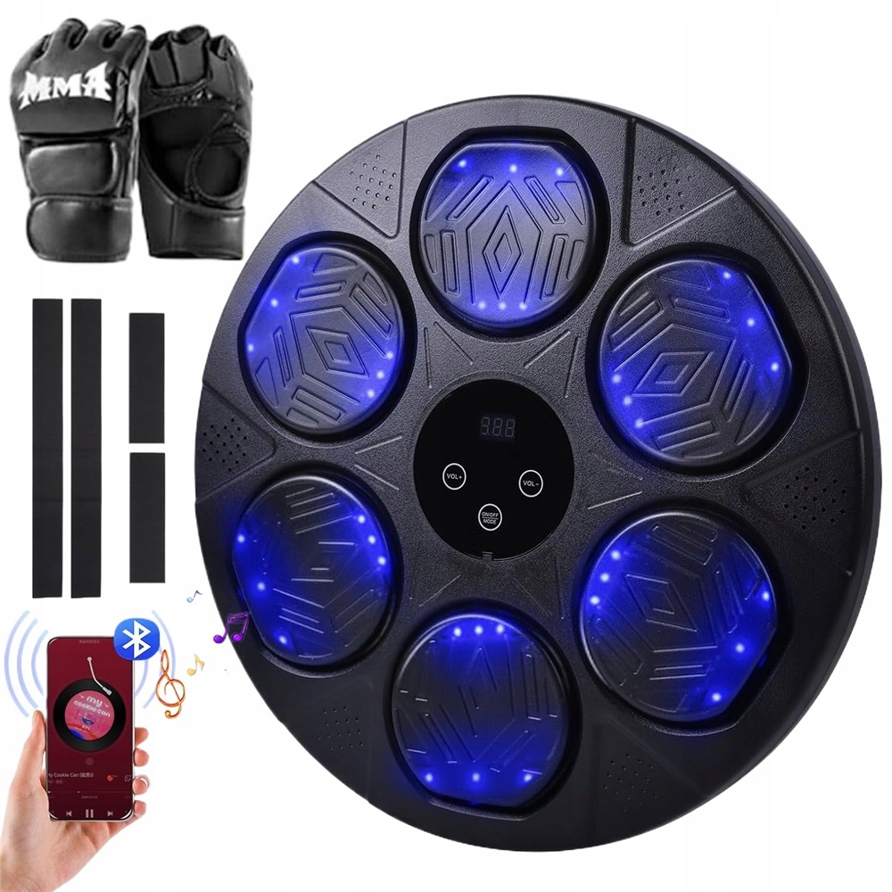 Boxerská Hudební Boxovací Mašinka Stěna Boxovací Štít Rukavice