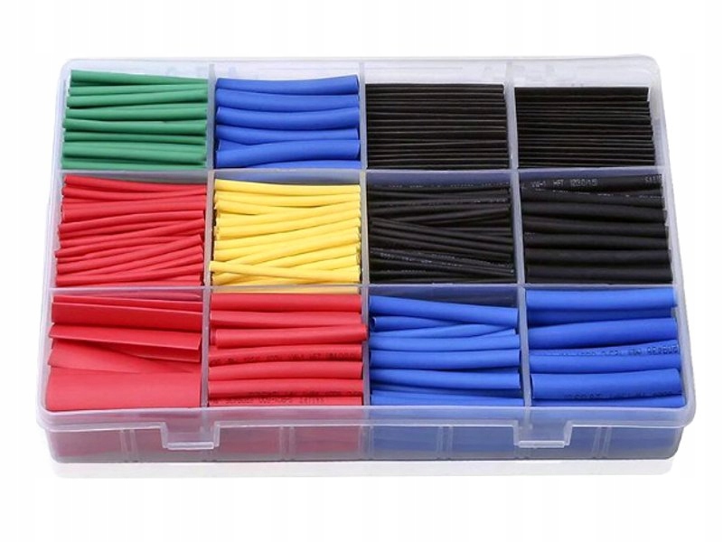

Rurki termokurczliwe zestaw 560 sztuk 4,5cm mixbox