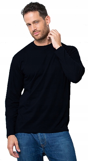 

T-Shirt Męski Z Długim Rękawem 150 Czarna M