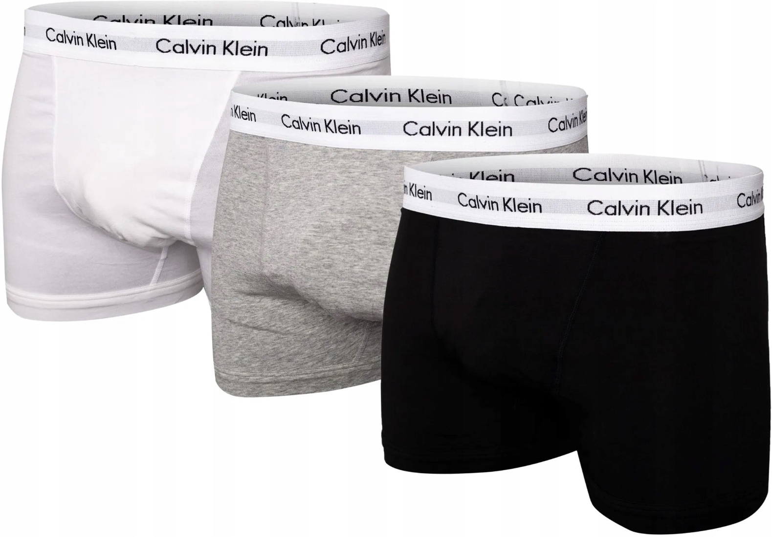 #4 3 pak 3 Pary Majtki Bokserki Calvin Klein XL