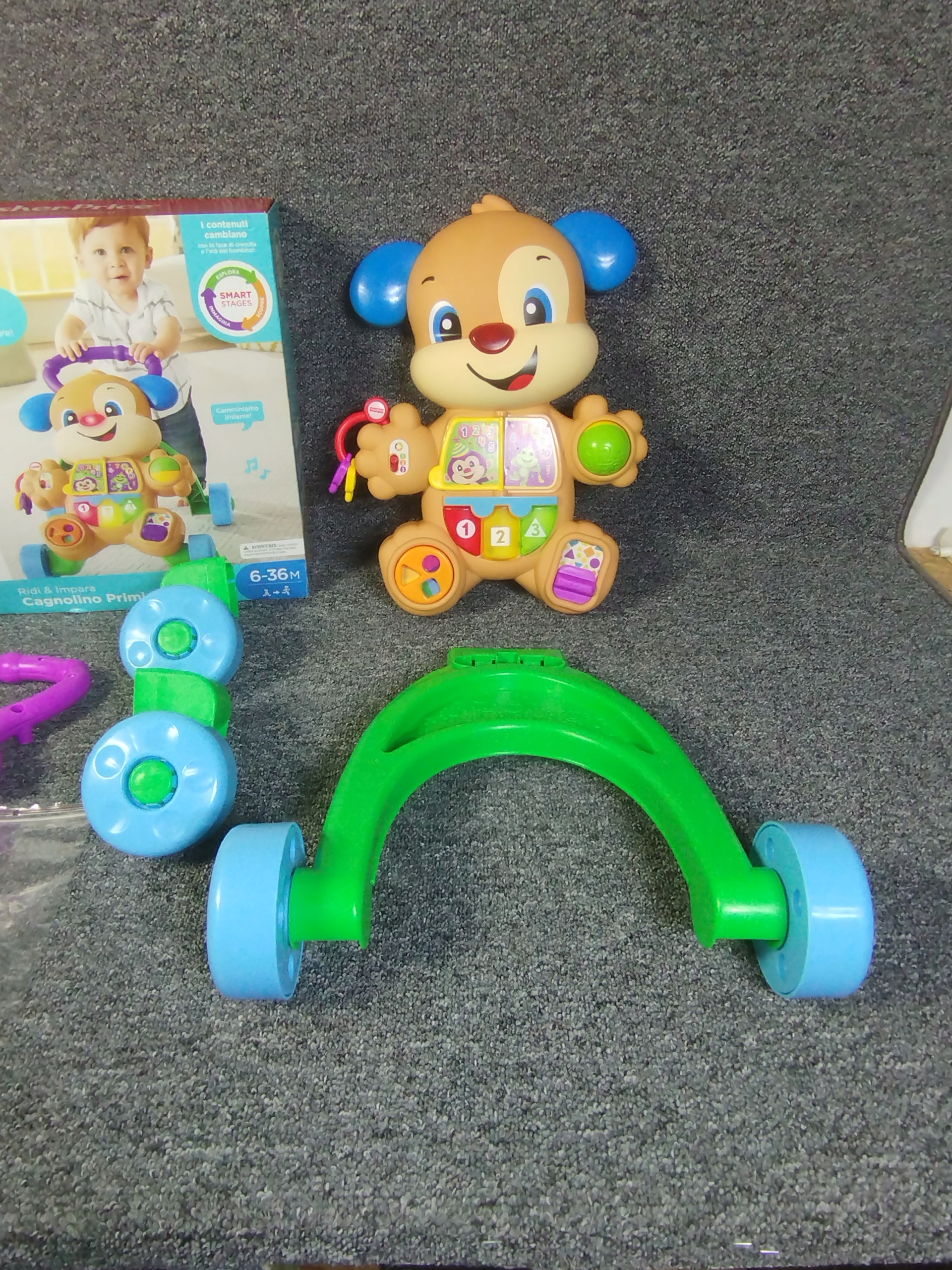 Chodzik pchacz Fisher Price - JĘZYK WŁOSKI 4775 Bohater brak