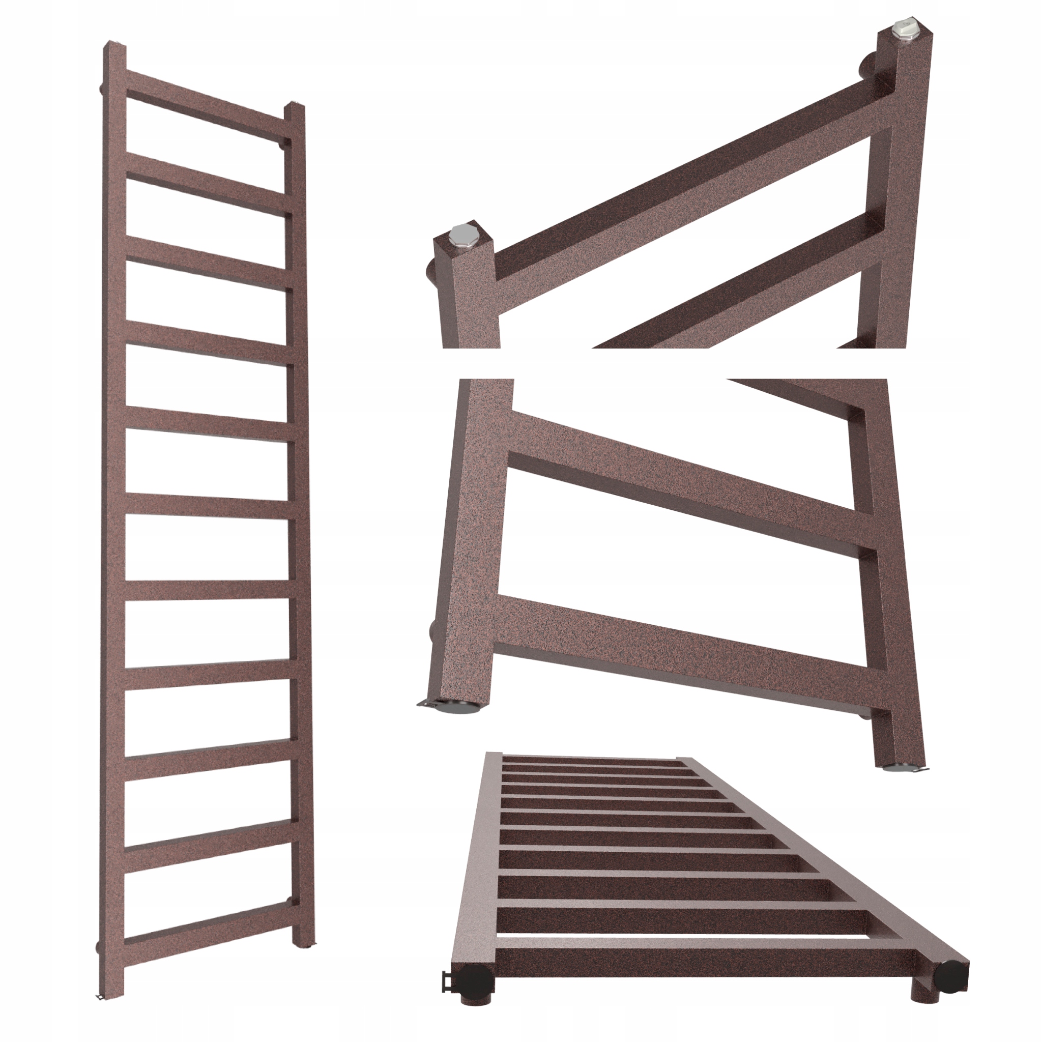 Koupelnový radiátor Box 990x500 Bordo